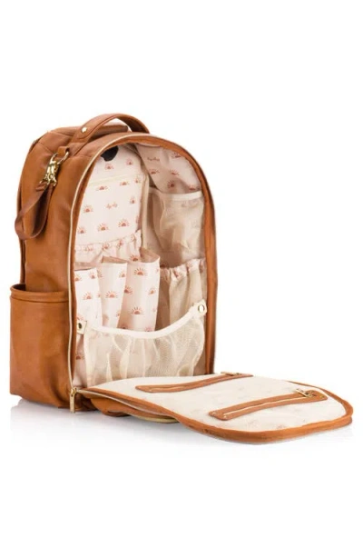 Itzy Ritzy Boss Plus Diaper Backpack In Brown