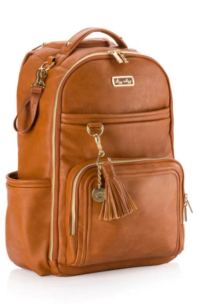 Itzy Ritzy Boss Plus Diaper Backpack In Brown