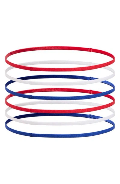 Under Armour Assorted 6-pack Hair Elastics In Blue