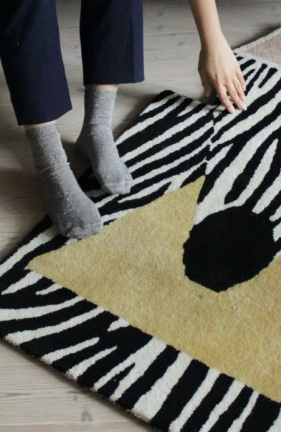 Eo Play Wool Zebra Rug In Multi