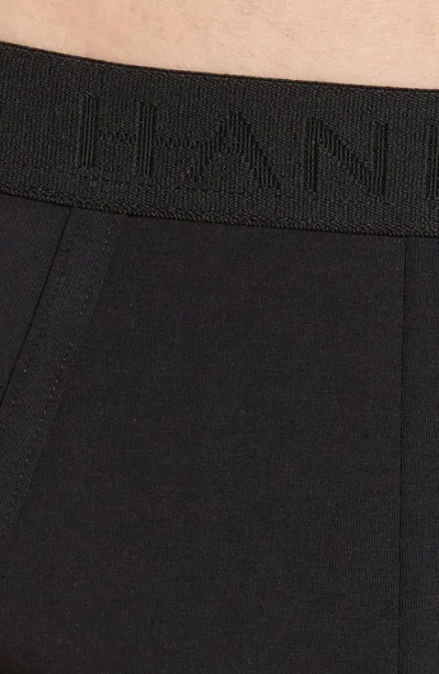 Hanro Cotton Essentials Cotton Brief In Black