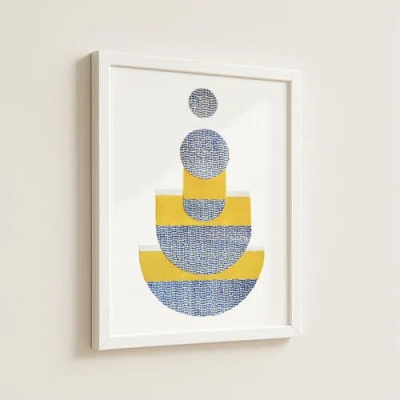 Artxtiles Nesting Small Framed Print In Multi