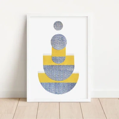 Artxtiles Nesting Small Framed Print In Multi