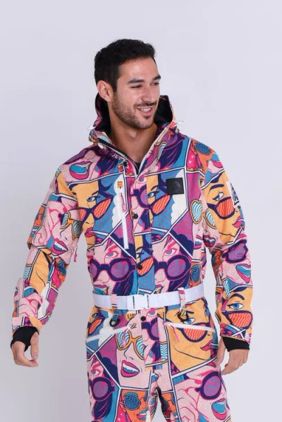 Oosc Comic Book Candy Ski Suit In Multi
