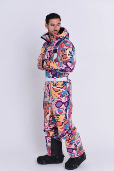Oosc Comic Book Candy Ski Suit In Multi
