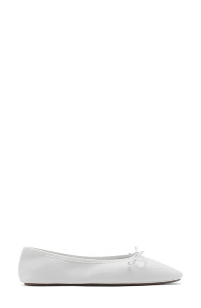 Mango Ballet Flat In White