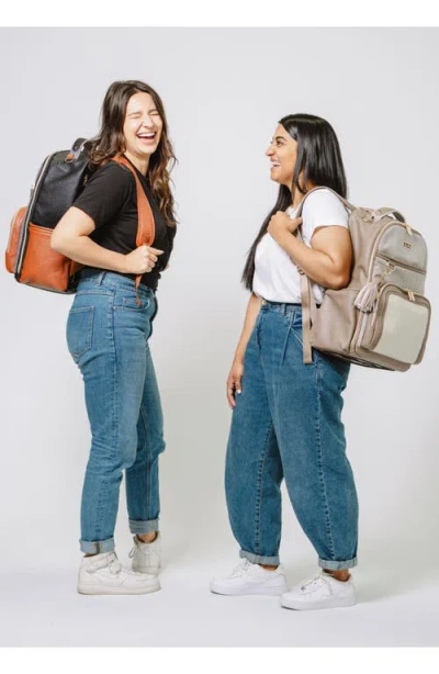 Itzy Ritzy Boss Plus Diaper Backpack In Brown