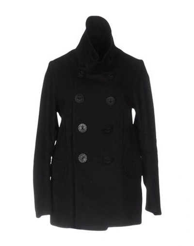 Dsquared2 Denim Outerwear In Black