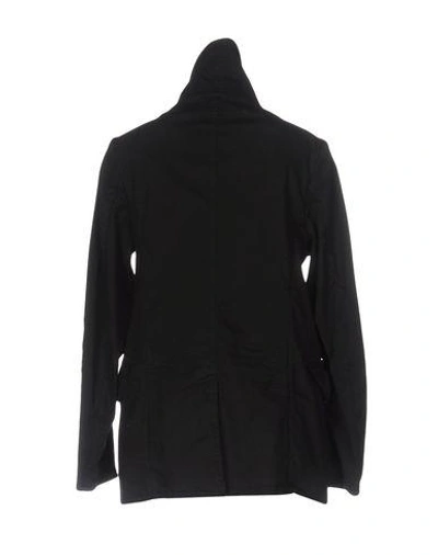 Shop Dsquared2 Denim Outerwear In Black