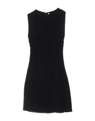 Shop Dondup Short Dress In Black