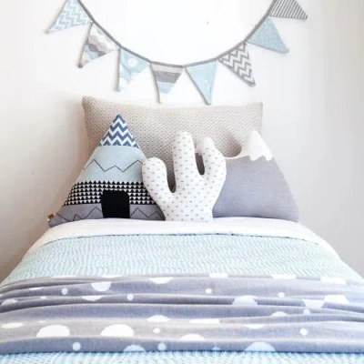 Rian Tricot Triangle Pillow In Multi