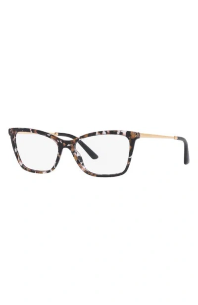 Dolce & Gabbana Dolce&gabbana 54mm Rectangular Optical Glasses In Multi