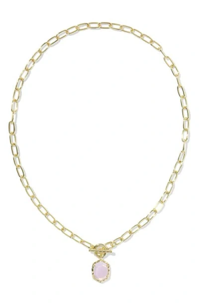 Kendra Scott Daphne Toggle Necklace In Multi