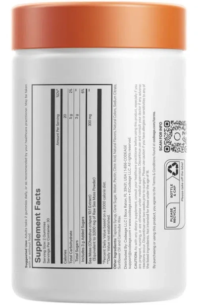 Codeage Irish Sea Moss Gummies Supplement In White