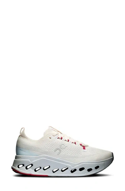 On Cloudsurfer Max Running Sneaker In White