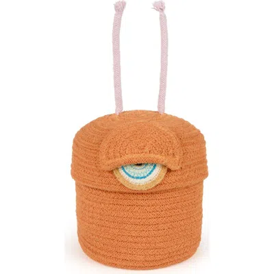 Lorena Canals Alien Ploot Basket In Orange