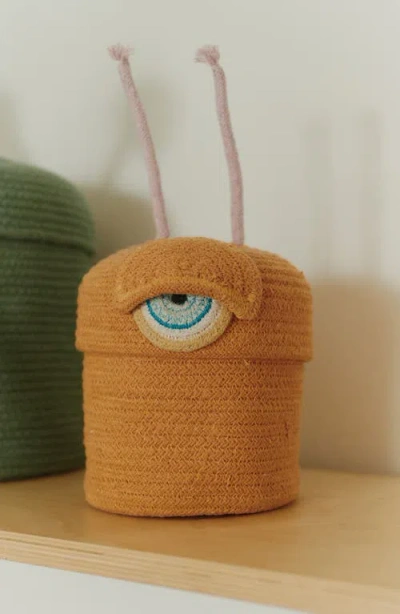 Lorena Canals Alien Ploot Basket In Orange