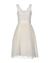 Pinko Knee-length Dress In White