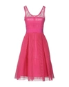 Pinko Knee-length Dress In Fuchsia