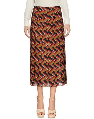 Gucci 3/4 Length Skirts In レッド