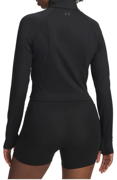 Under Armour Merdian Half Zip Pullover In Black