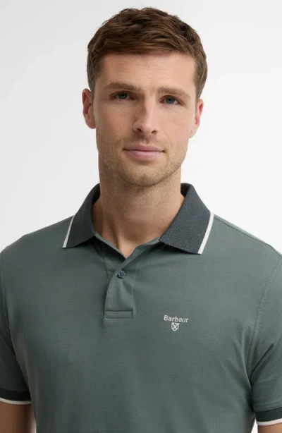 Barbour Cornsay Solid Polo In Green