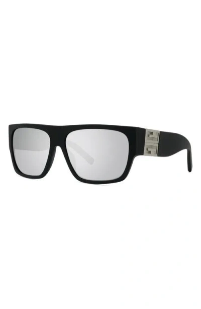 Givenchy 4g Rectangular Sunglasses In Black