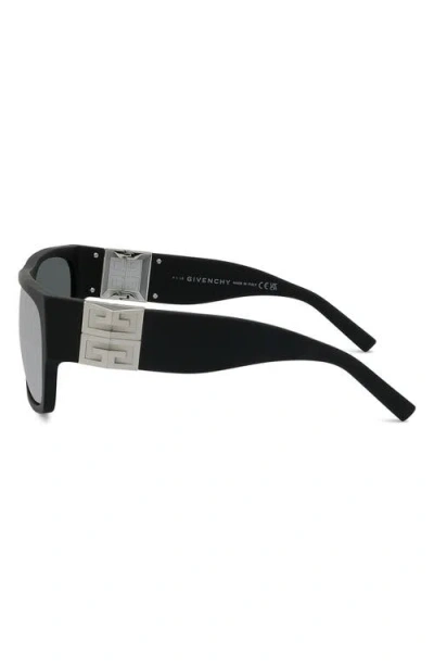 Givenchy 4g Rectangular Sunglasses In Black