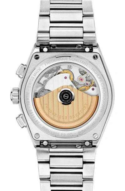 Frederique Constant Highlife Chronograph Automatic 41mm In Silver