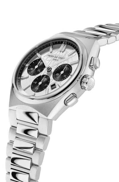Frederique Constant Highlife Chronograph Automatic 41mm In Silver