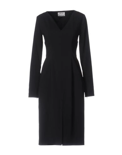 Acne Studios Knee-length Dress In Black