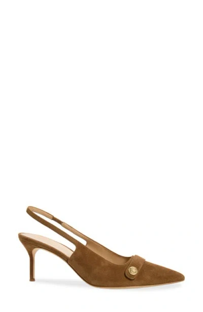 Veronica Beard Rami Slingback Pump In Brown