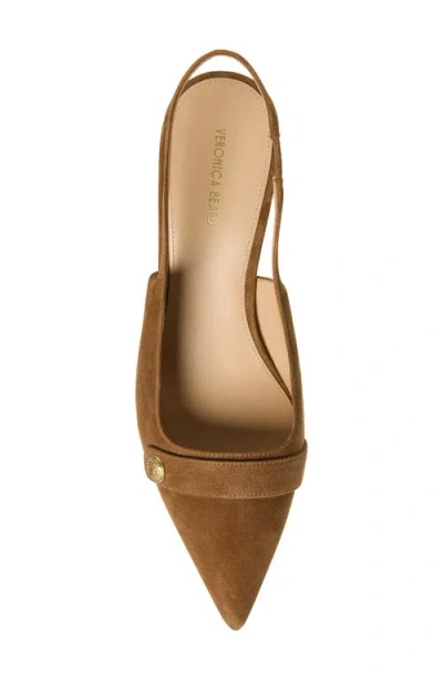 Veronica Beard Rami Slingback Pump In Brown