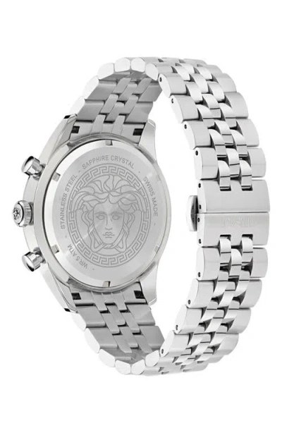 Versace Chrono Master 44mm In Metallic