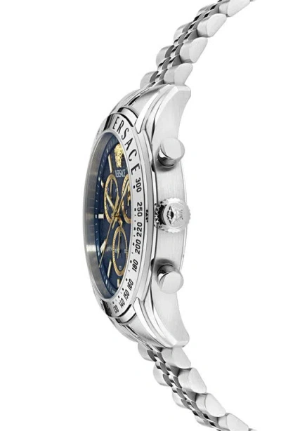 Versace Chrono Master 44mm In Metallic