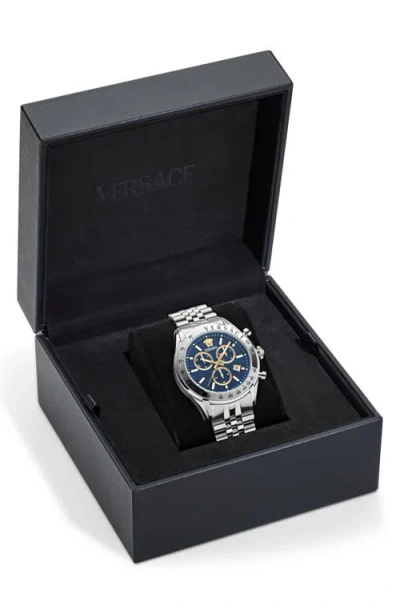 Versace Chrono Master 44mm In Metallic