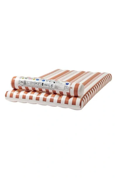 Sunnylife Luxe Lilo Inflatable Pool Float In Orange