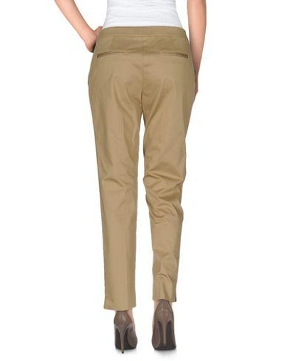 Shop Etro Casual Pants In Khaki