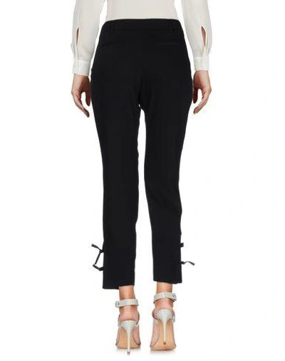 Shop Just Cavalli Cropped Pants & Culottes In Black