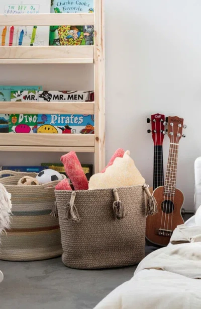 Lorena Canals Triplet Woven Basket In Neutral