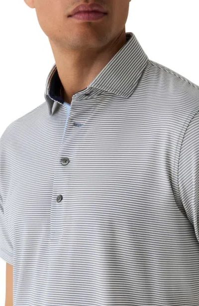 Greyson Saranac Stripe Performance Golf Polo In Multi