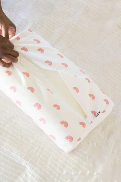 Tiny Twinkle Ergonomic Memory Foam Pillow With Fitted Pattern Pillowcase In Multi