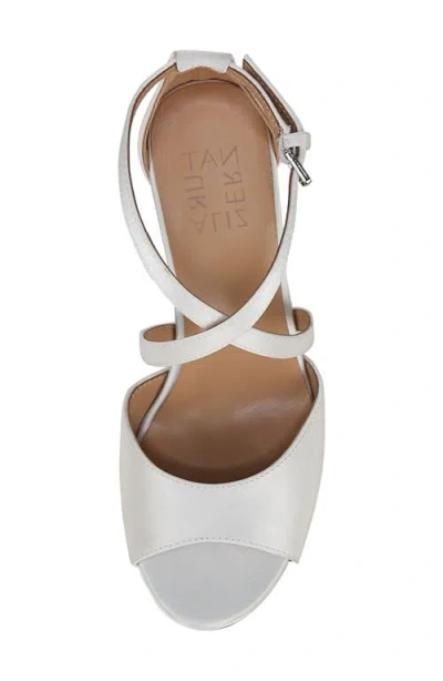 Naturalizer Melody Platform Sandal In White