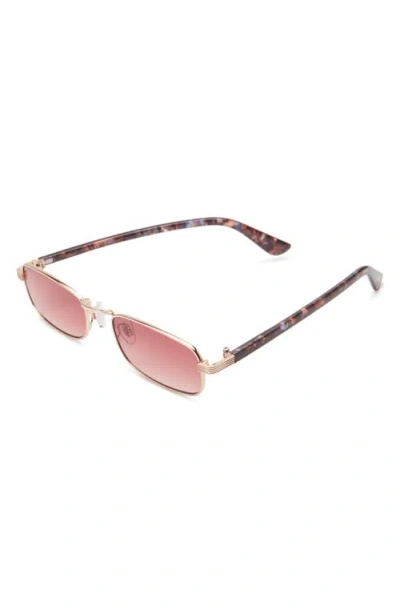 Bp. Gradient Rectangular Sunglasses In Gold