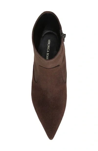 Veronica Beard Lisa Stretch Kitten-heel Ankle Boot In Black
