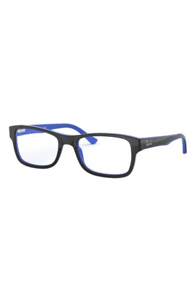 Ray Ban Ray-ban Unisex 52mm Rectangular Optical Glasses In Multi