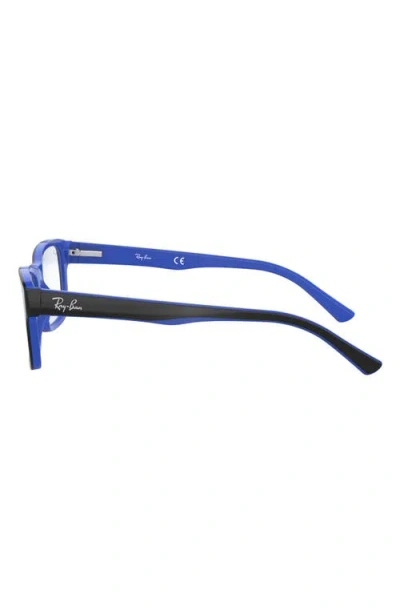 Ray Ban Ray-ban Unisex 52mm Rectangular Optical Glasses In Multi