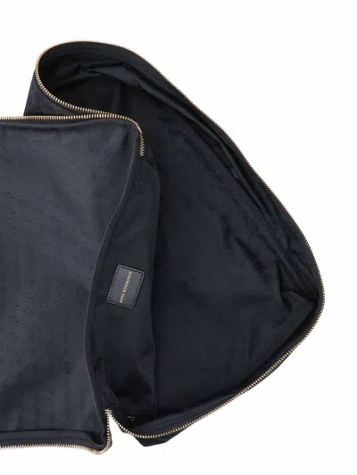 Anya Hindmarch Recycled Nylon Handbag With Leather Trim In Black