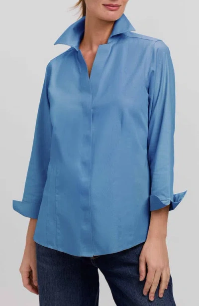 Foxcroft Taylor Fitted Non-iron Shirt In Multi