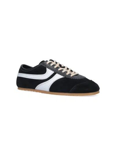 Dries Van Noten Retro-inspired Sneakers With Thin Sole For Women In Black
